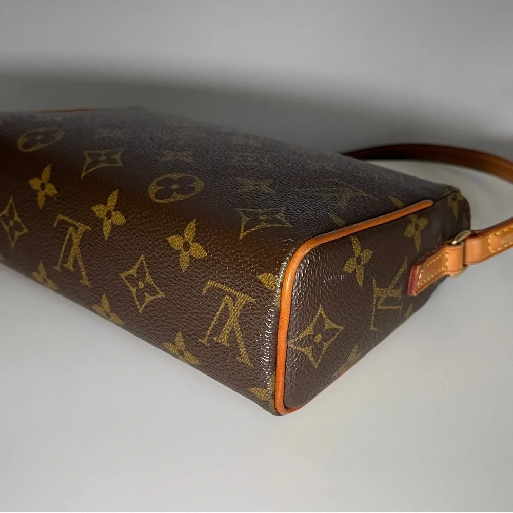 RARE Louis Vuitton Recital Monogram Pochette Shoulder Bag brown purse handbag - Picture 11 of 11